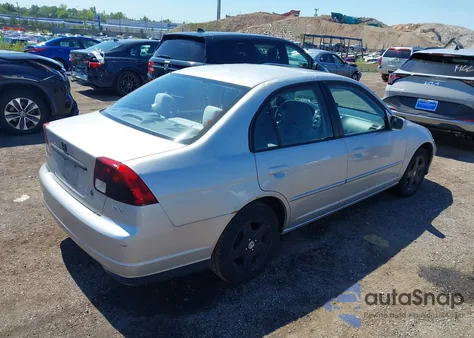 2005 Honda Civic Ex из США, поврежденный, VIN 2HGES26765H536987